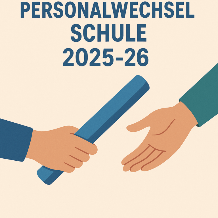 Personalveränderung zum Schuljahreswechsel